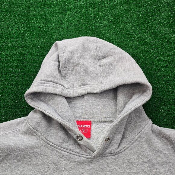 Full Send Sweater Hoodie Mens Large Gray Always Baking Always Brewing Casual - Picture 2 of 8